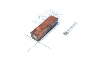 Stabilisiertes Holz: DARLATENER MOORKIEFER (Einzelstück)